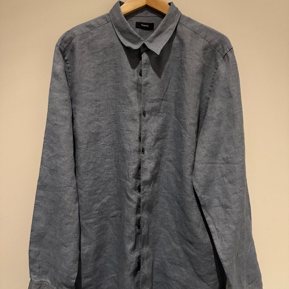 Theory Button Down Long Sleeve Dress Shirt - Picture 1 of 3